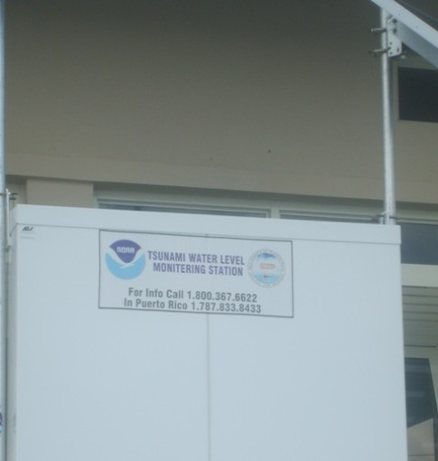 We feel safe...a solar panel Tsunami Monitering Station.